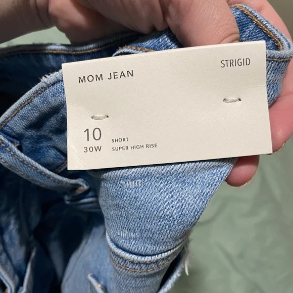 NWT-American Eagle Mom Jeans-Women’s Size 10 Short (30W) - Picture 3 of 7